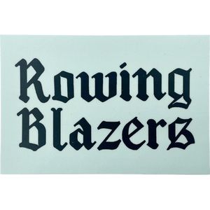 New Rowing Blazers Fashion Brand Light Green Sticker 4” x 2.75”